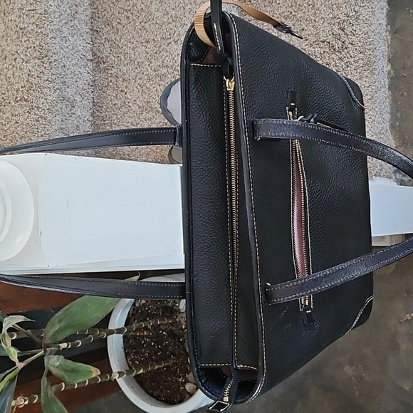 Dooney & Bourke Black Leather Tote - Picture 14 of 14